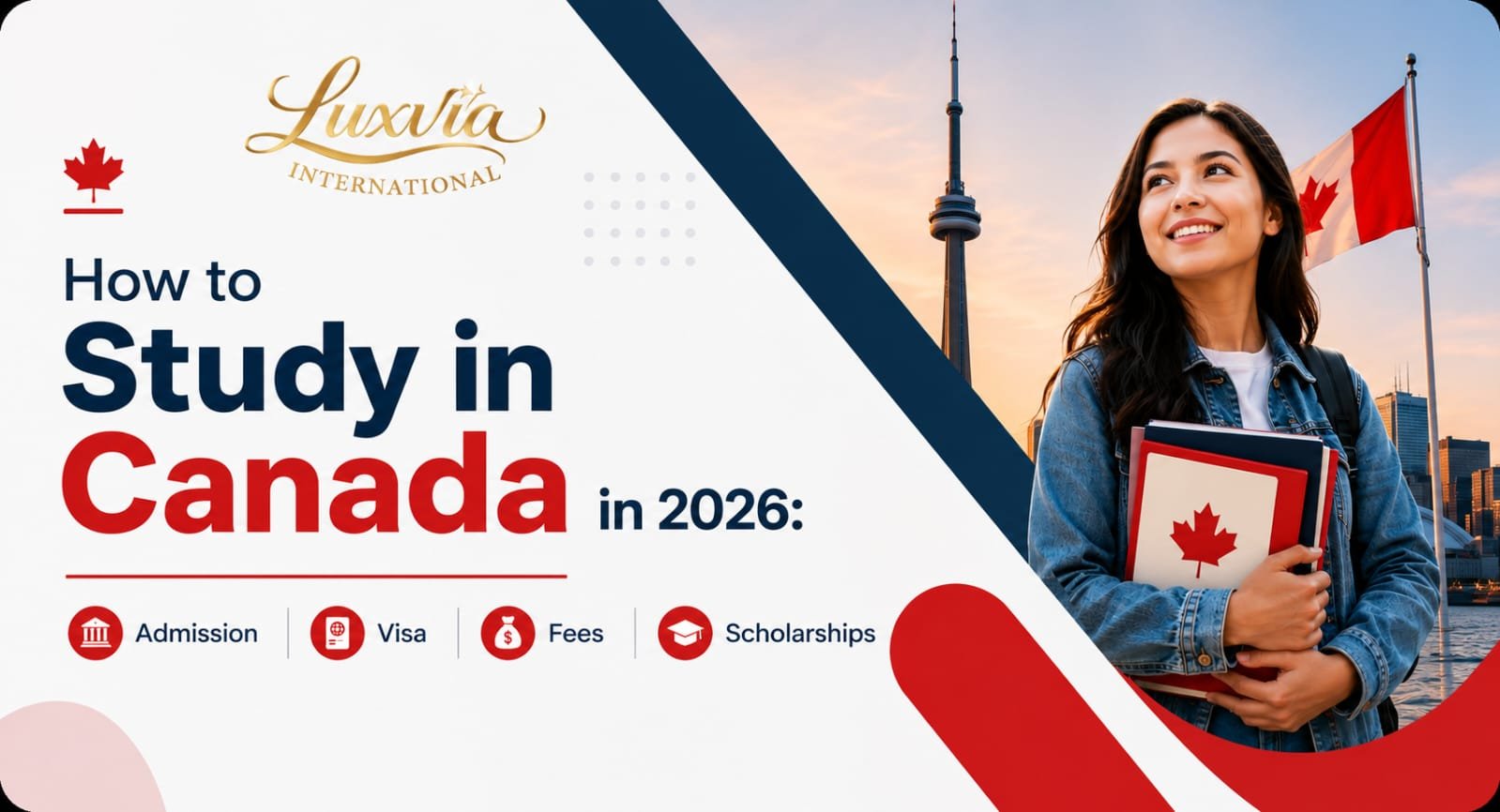 Complete & Easy Study in Canada 2026: Admission, Visa, Fees & Scholarships
