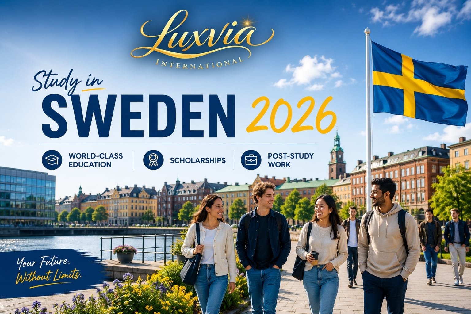 Best Study in Sweden 2026: Complete Guide for International Students | Visa, Fees & Scholarships