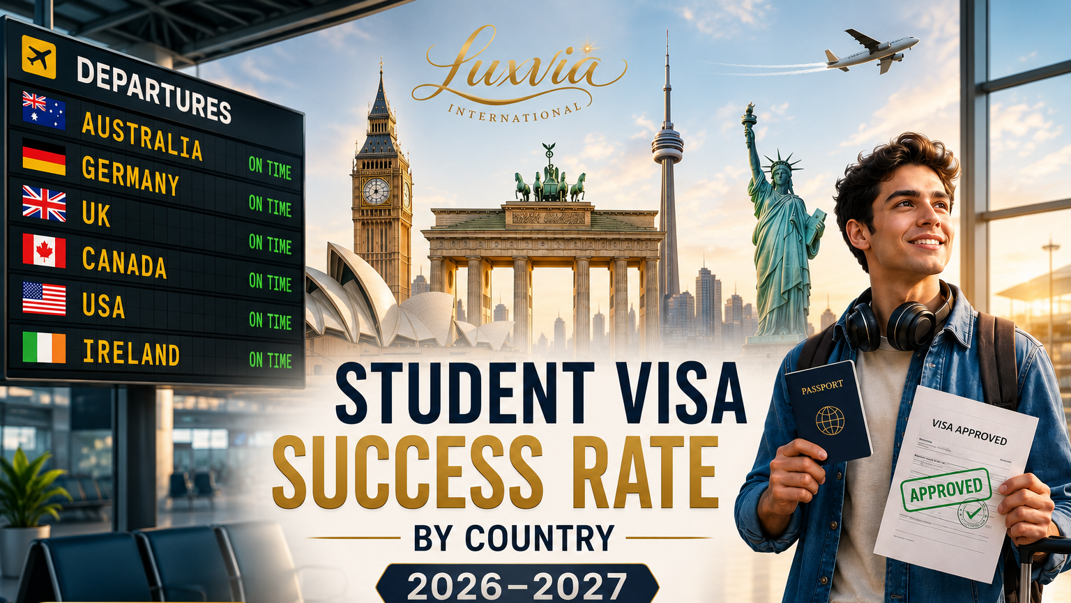 Student Visa Success Rate by Country in 2026–2027: Which Countries Have the Highest Approval Rates
